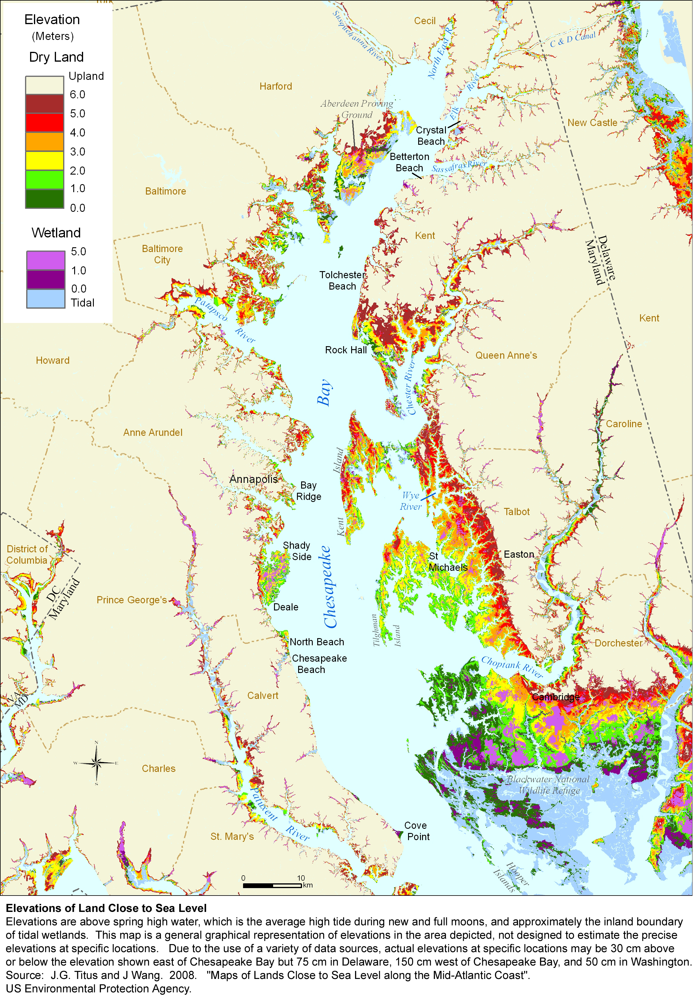 Chesapeake Bay Sea Level Rise Map Epa Scientist Says East Coast Beaches Threatened By Sea Level, But Nobody's  Listening | Wired