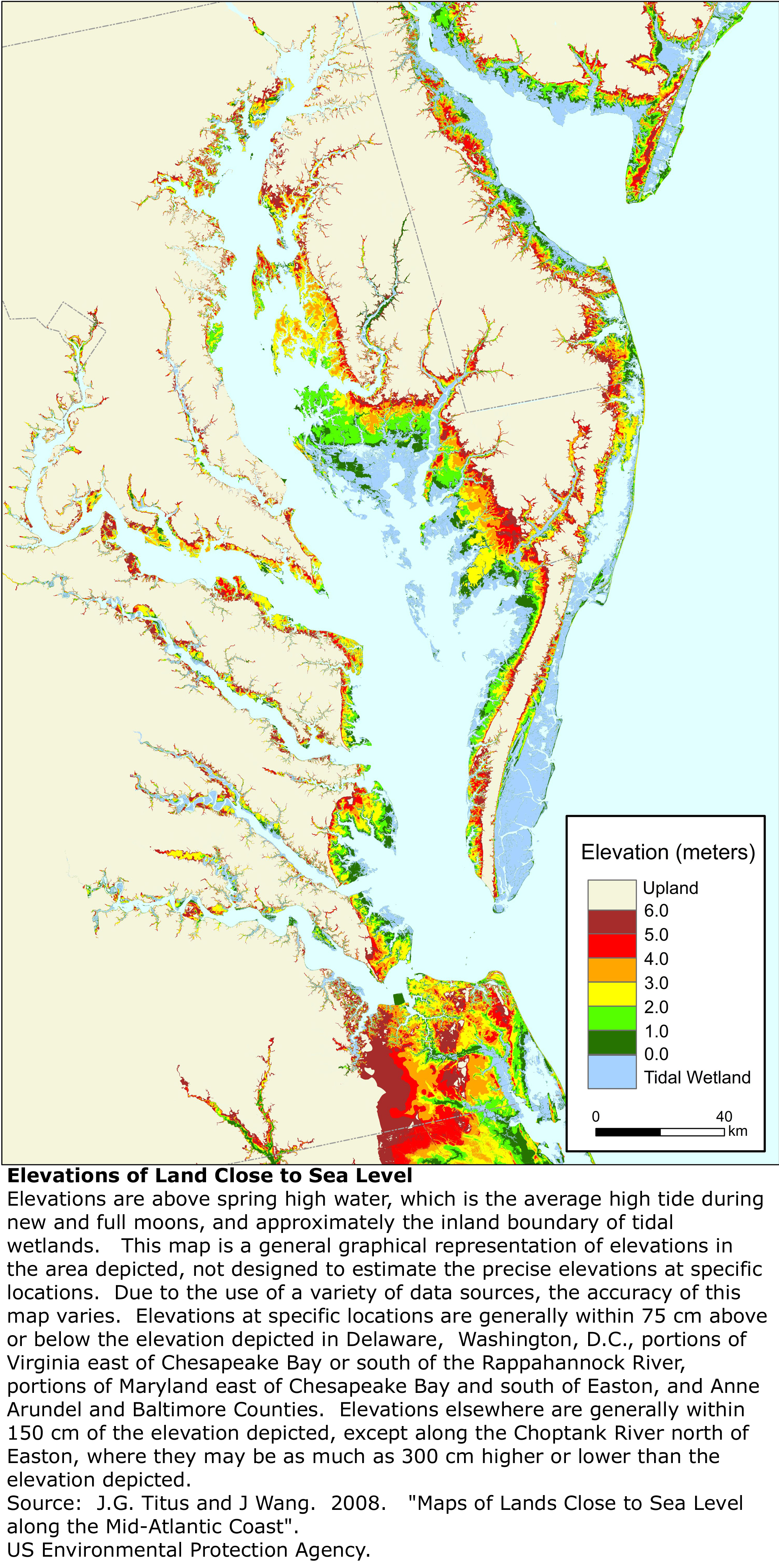 zwavel Stal Maak los More Sea Level Rise Maps for Maryland